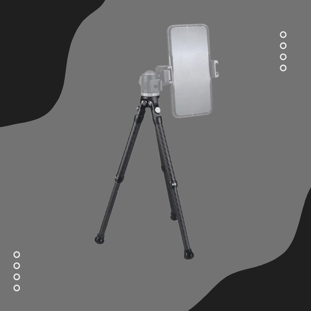Tripod Mini Serat Karbon Adjustable