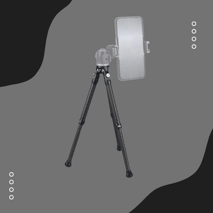 Tripod Mini Serat Karbon Adjustable