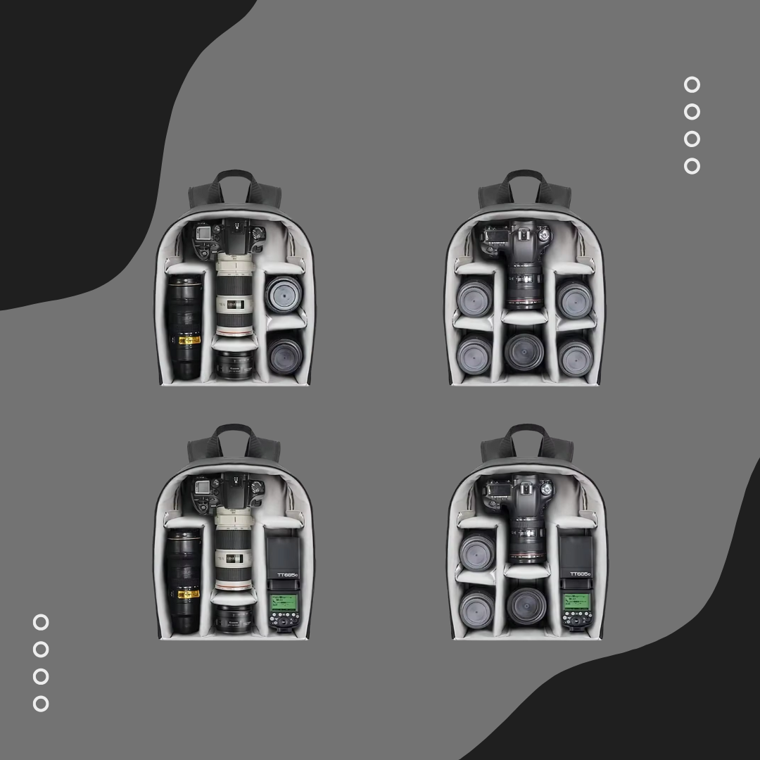 Tas Ransel Kamera Tahan Air Profesional SENSEVO